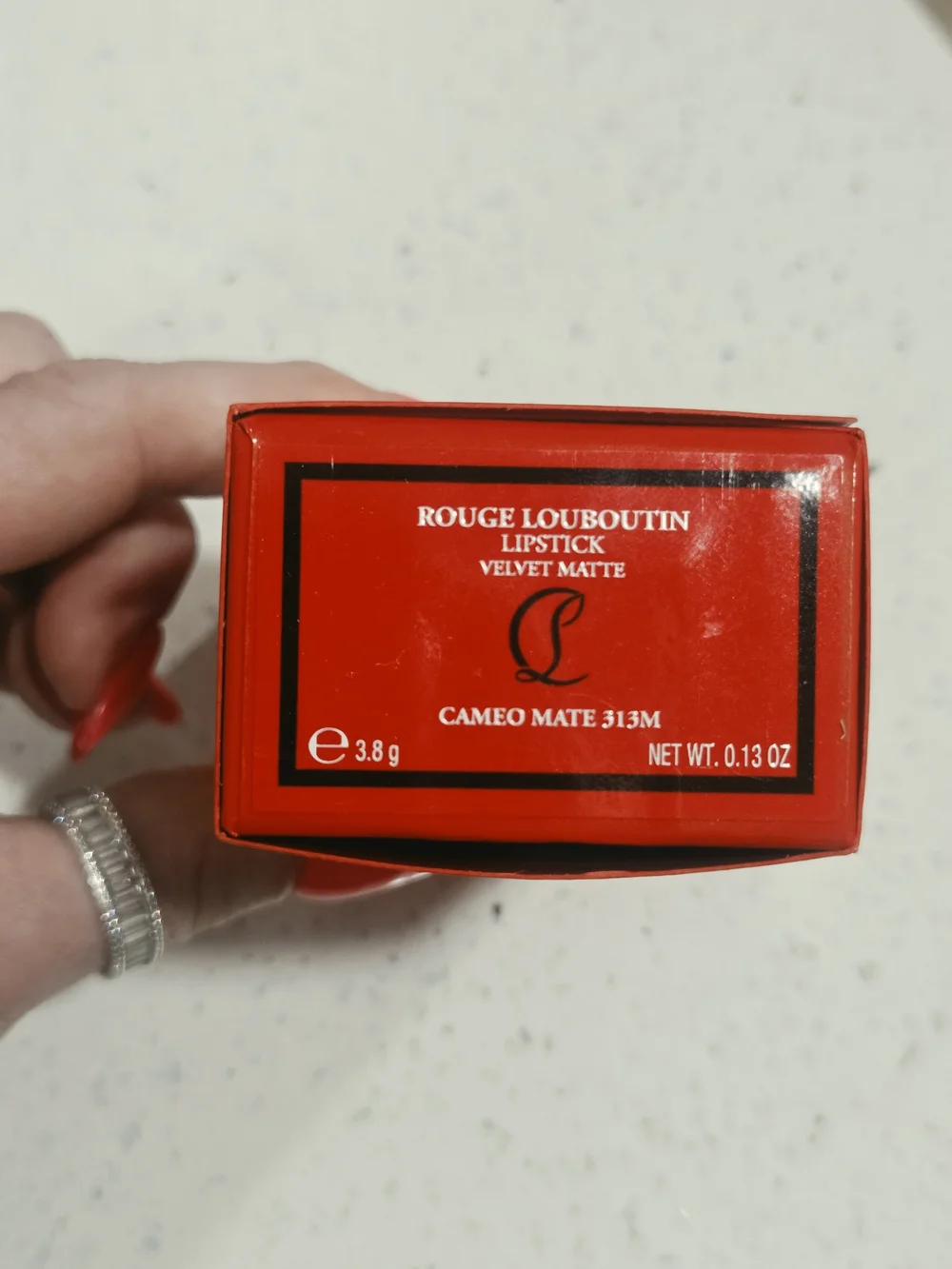 Christian Louboutin Velvet Matte Lipstick - Cameo Mate 313M (Red)